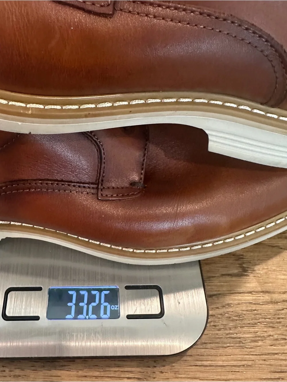 Florsheim Men’s Brown Leather Derby Dress Shoes FlexSole Size 9.5M